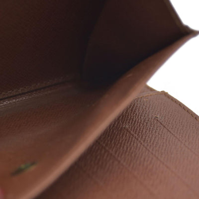 $610 LOUIS VUITTON Monogram Alexandra Trifold Wallet SP0090