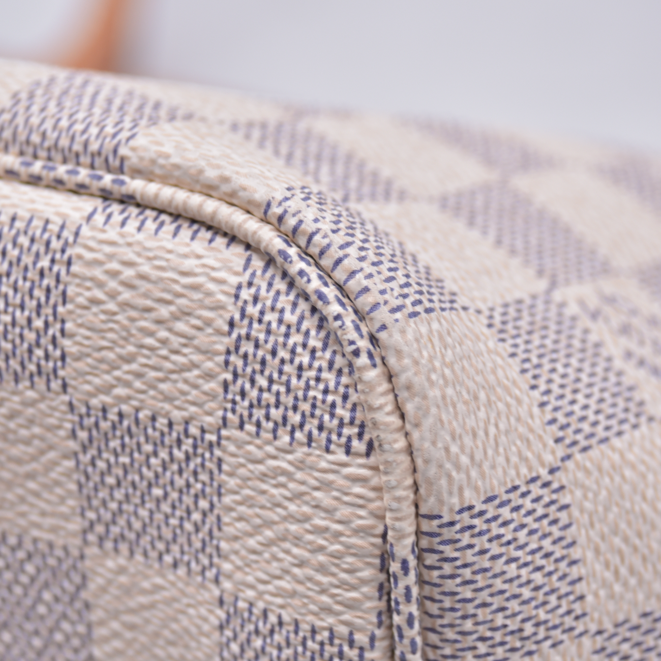 $2240 2019 Louis Vuitton Damier Azur Neo Neverfull MM Rose Ballerine FL0169