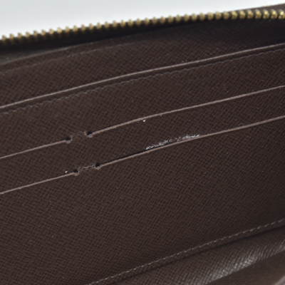 $915 2012 Louis Vuitton Damier Ebene Zippy Wallet CA2162