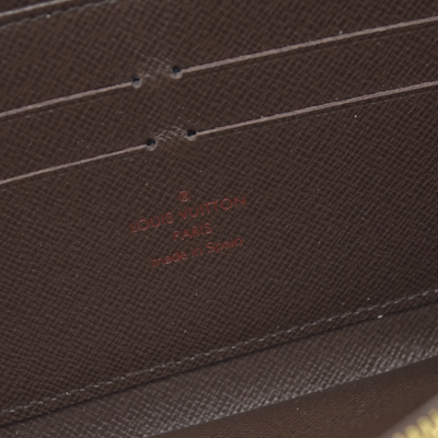 $915 2012 Louis Vuitton Damier Ebene Zippy Wallet CA2162