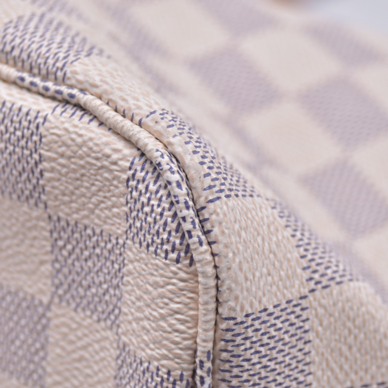 $2240 2019 Louis Vuitton Damier Azur Neo Neverfull MM Rose Ballerine FL0169