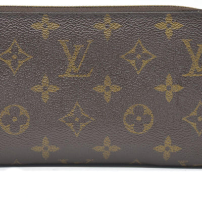 $915 Louis Vuitton Monogram Zippy Wallet GI8112