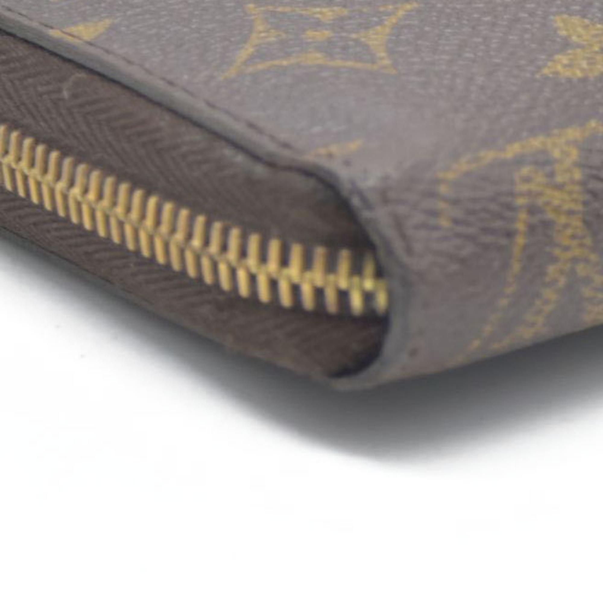 $915 Louis Vuitton Monogram Zippy Wallet GI8112