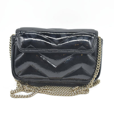 $1850 Gucci Mini Marmont quilted leather cross-body bag