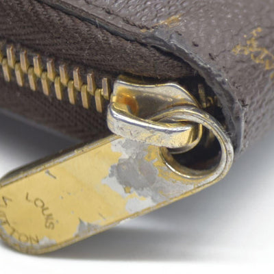 $915 Louis Vuitton Monogram Zippy Wallet GI8112