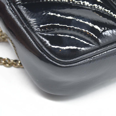 $1850 Gucci Mini Marmont quilted leather cross-body bag