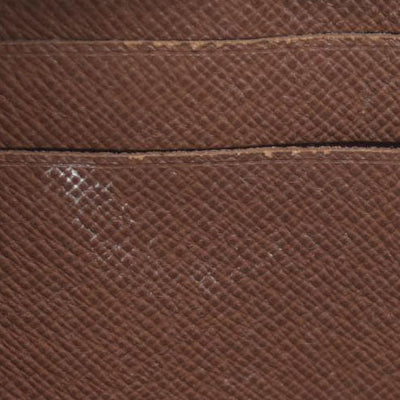 $915 Louis Vuitton Monogram Zippy Zip Around Long Wallet Purse Brown CA4078