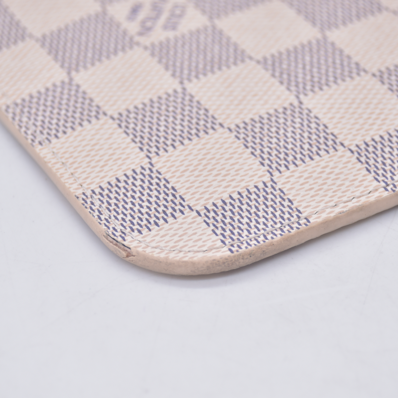$2240 2019 Louis Vuitton Damier Azur Neo Neverfull MM Rose Ballerine FL0169