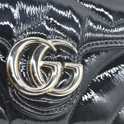 $1850 Gucci Mini Marmont quilted leather cross-body bag