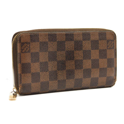 $940 2009 LOUIS VUITTON Damier Ebene Zippy Wallet CA0059 CONSIGNMENT