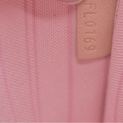 $2240 2019 Louis Vuitton Damier Azur Neo Neverfull MM Rose Ballerine FL0169