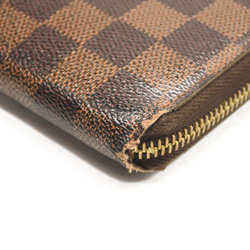 $940 2009 LOUIS VUITTON Damier Ebene Zippy Wallet CA0059 CONSIGNMENT
