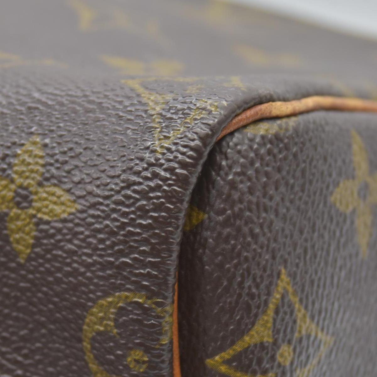 $1490 Louis Vuitton LV Hand Bag Speedy 25 Brown Monogram sp1905