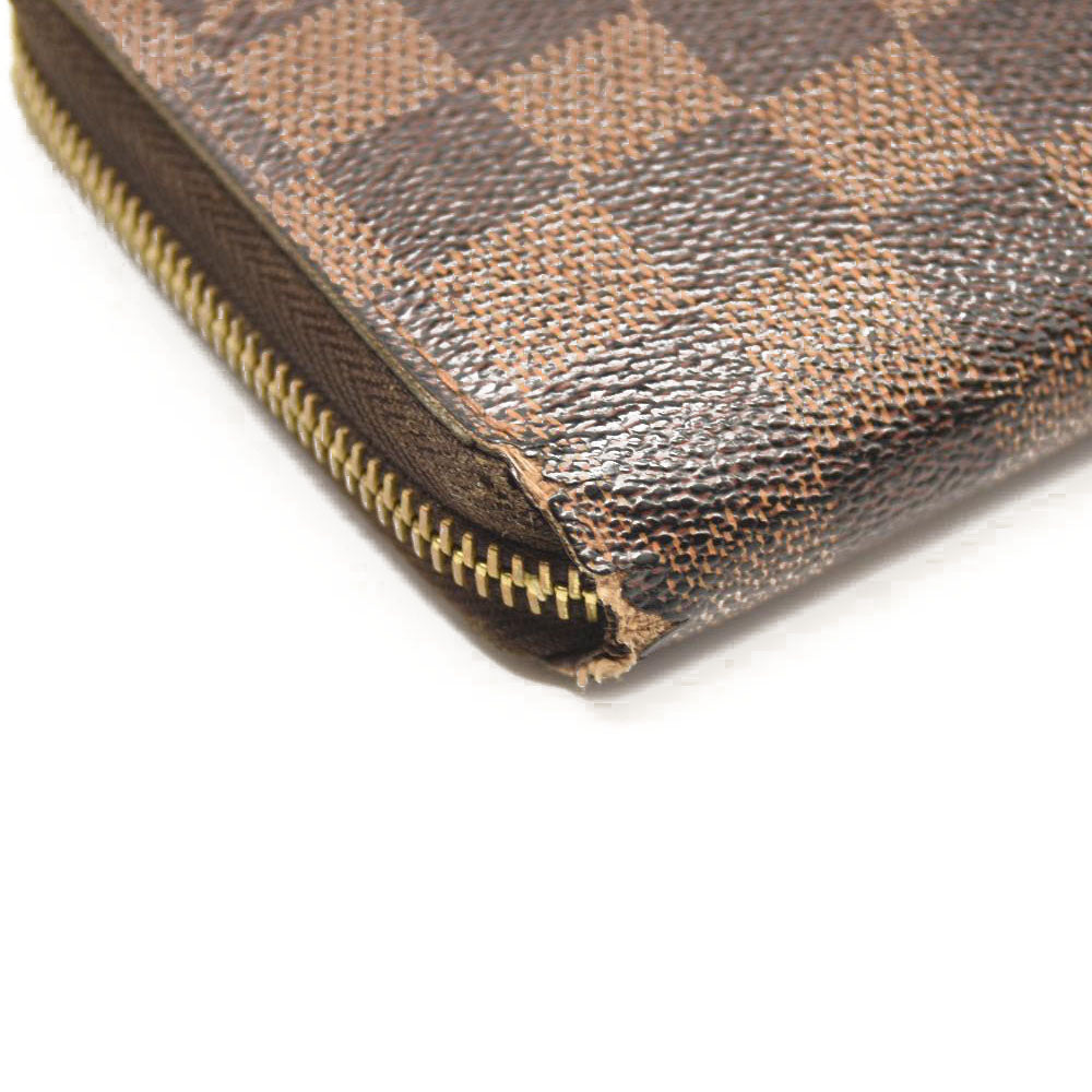 $940 2009 LOUIS VUITTON Damier Ebene Zippy Wallet CA0059 CONSIGNMENT