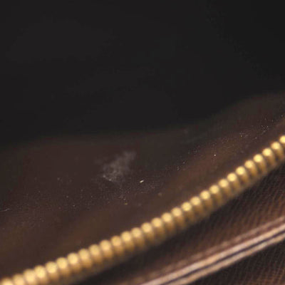 $940 2009 LOUIS VUITTON Damier Ebene Zippy Wallet CA0059 CONSIGNMENT