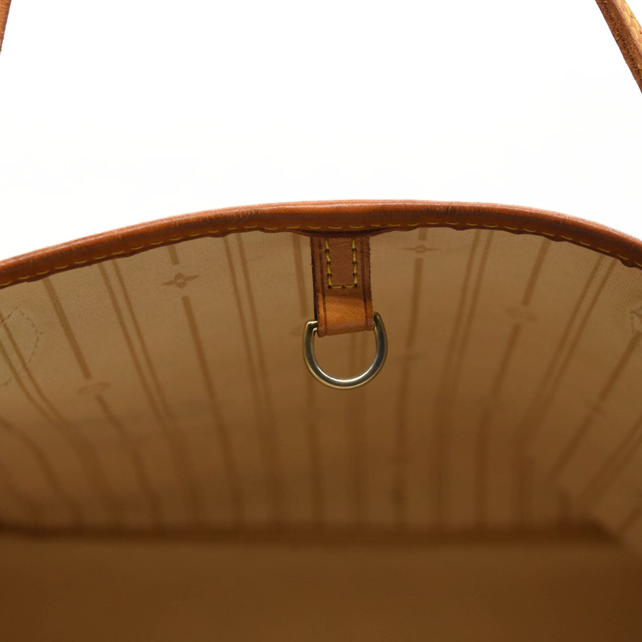 LOUIS VUITTON Neverfull MM Damier Tote Bag N51107 Azur Damier Canvas