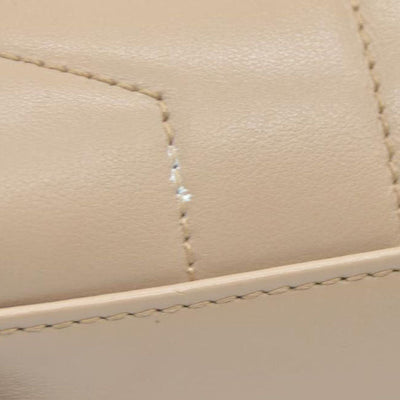 $1990 2021 SAINT LAURENT Calfskin Y Quilted Monogram Toy Loulou Crossbody Bag Beige