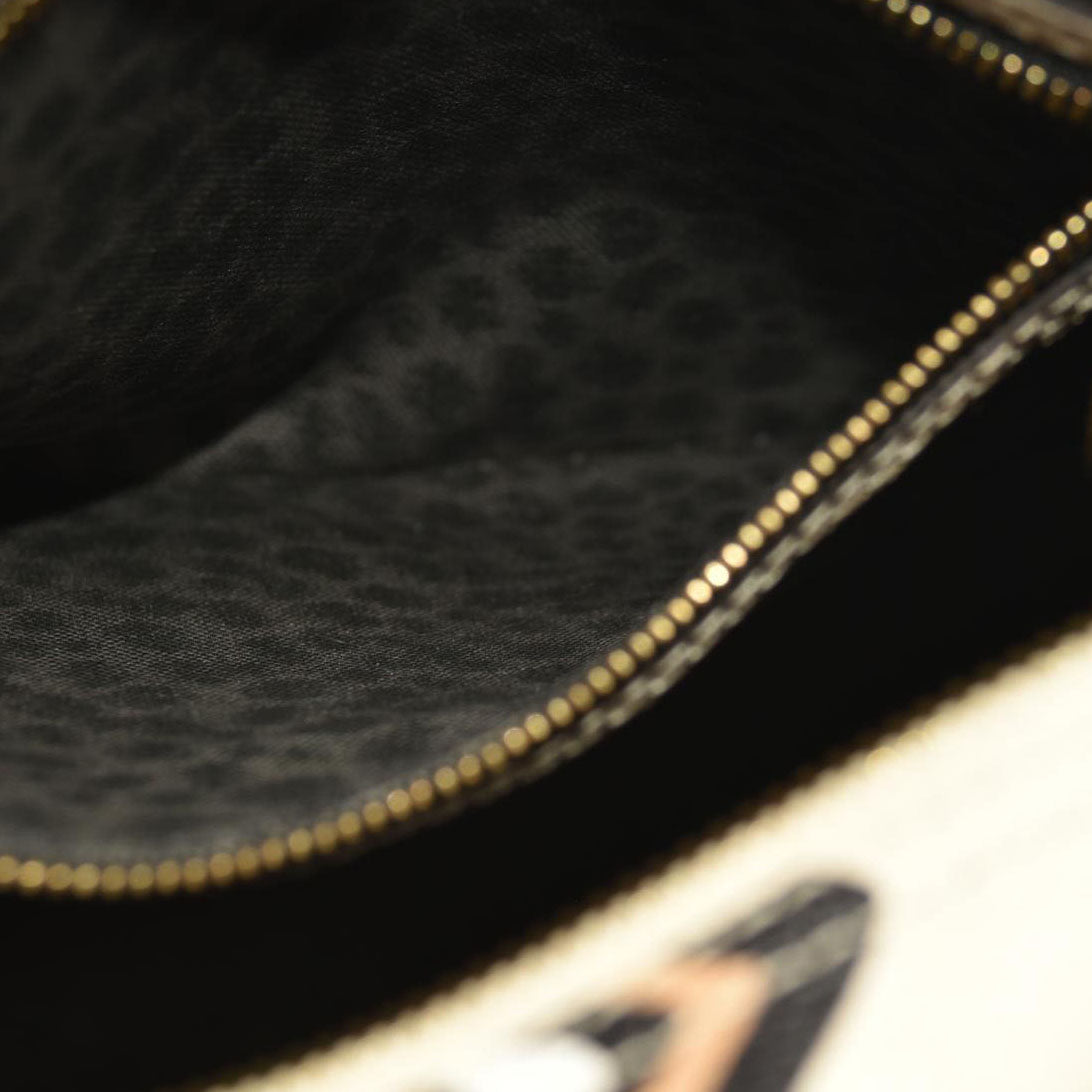 LOUIS VUITTON Monogram Giant Wild At Heart Speedy Bandouliere 25 Creme RFID