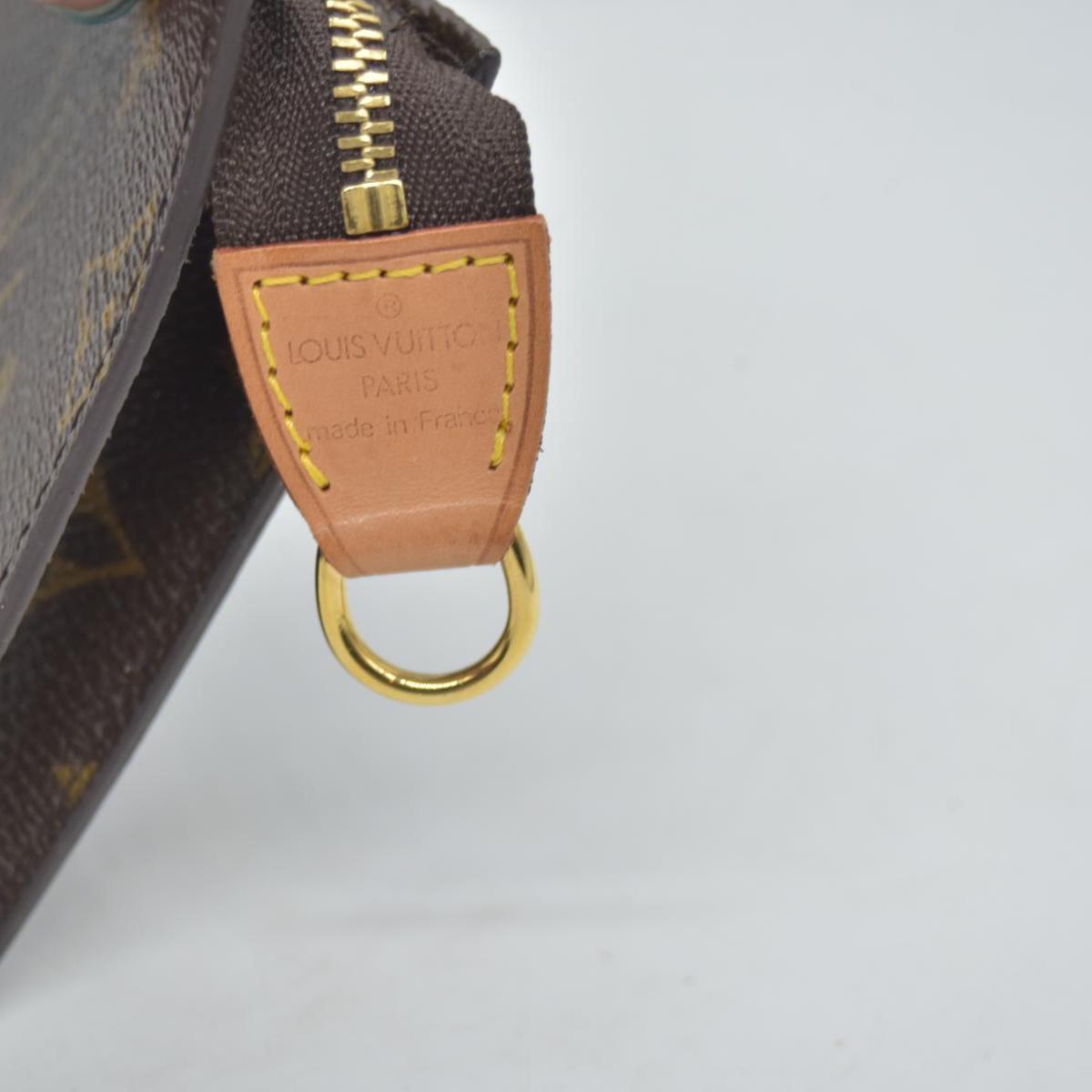 Louis Vuitton Monogram Petit Bucket Pouch CONSIGNMENT