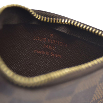 $345 Louis Vuitton Damier Ebene Key Holder CA0074
