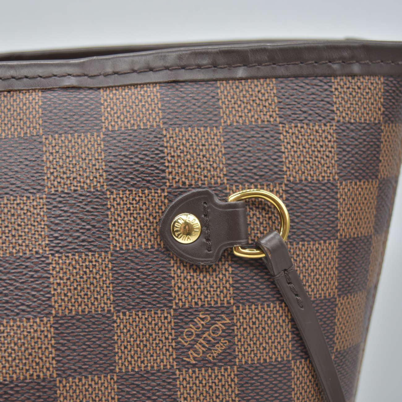 $2240 2020 Louis Vuitton Damier Ebene Neverfull MM SD4290