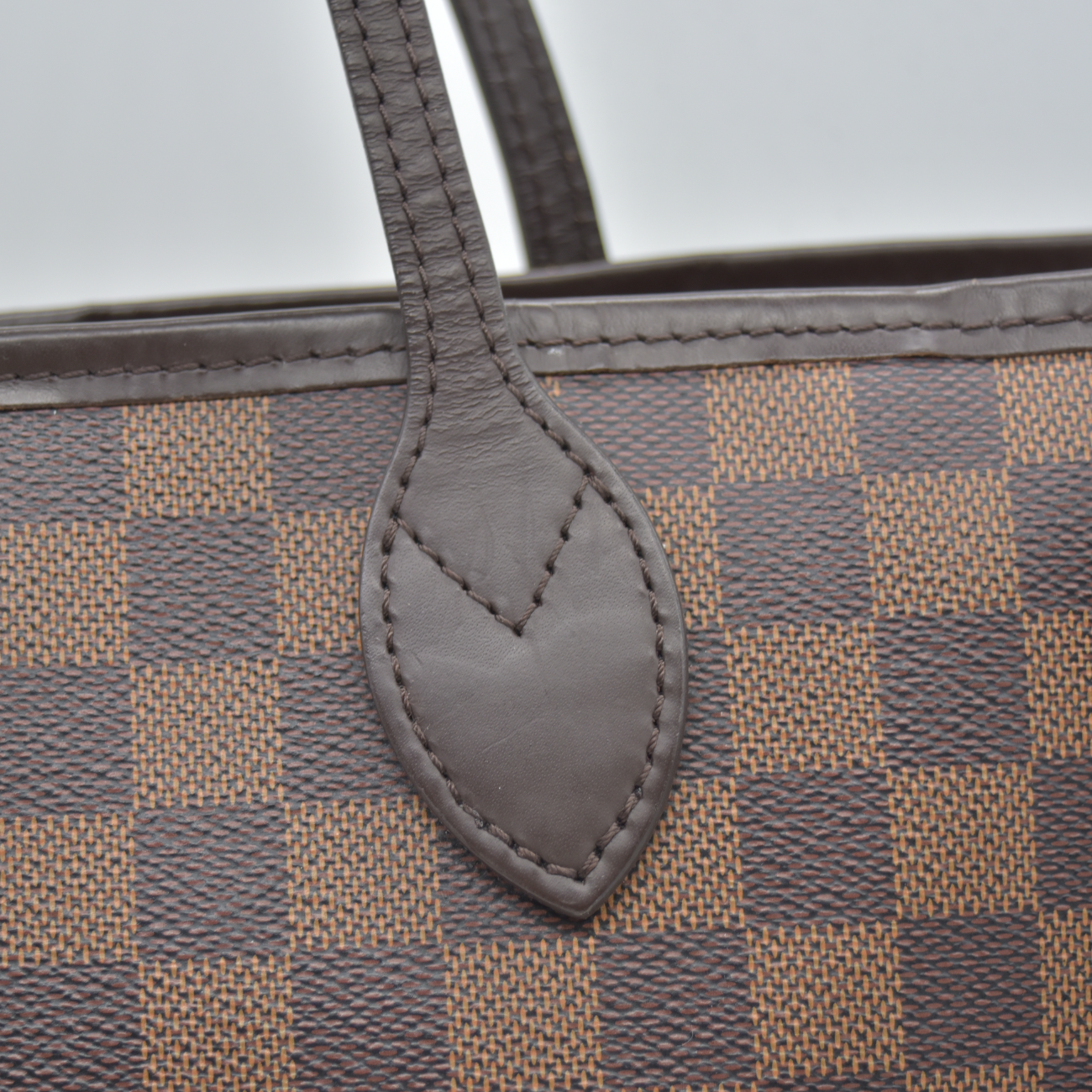 $2240 2020 Louis Vuitton Damier Ebene Neverfull MM SD4290