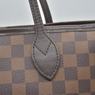 $2240 2020 Louis Vuitton Damier Ebene Neverfull MM SD4290