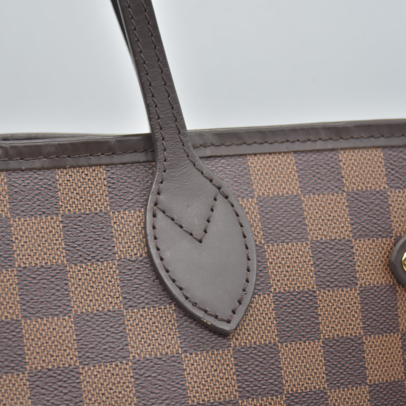 $2240 2020 Louis Vuitton Damier Ebene Neverfull MM SD4290