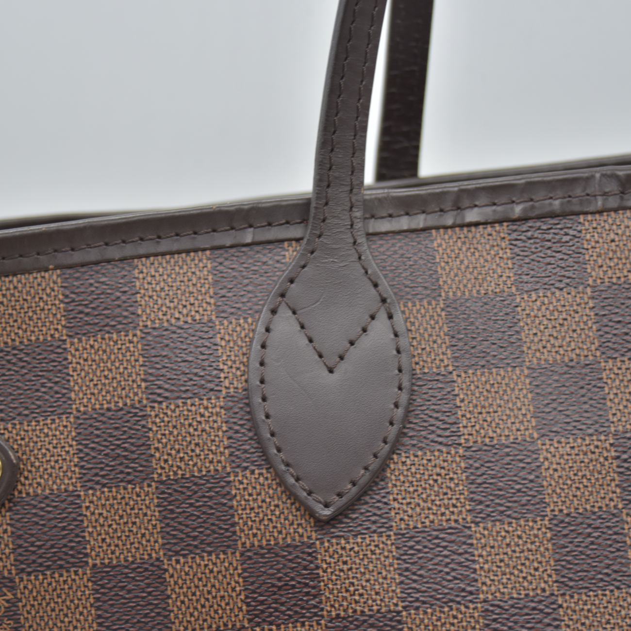 $2240 2020 Louis Vuitton Damier Ebene Neverfull MM SD4290