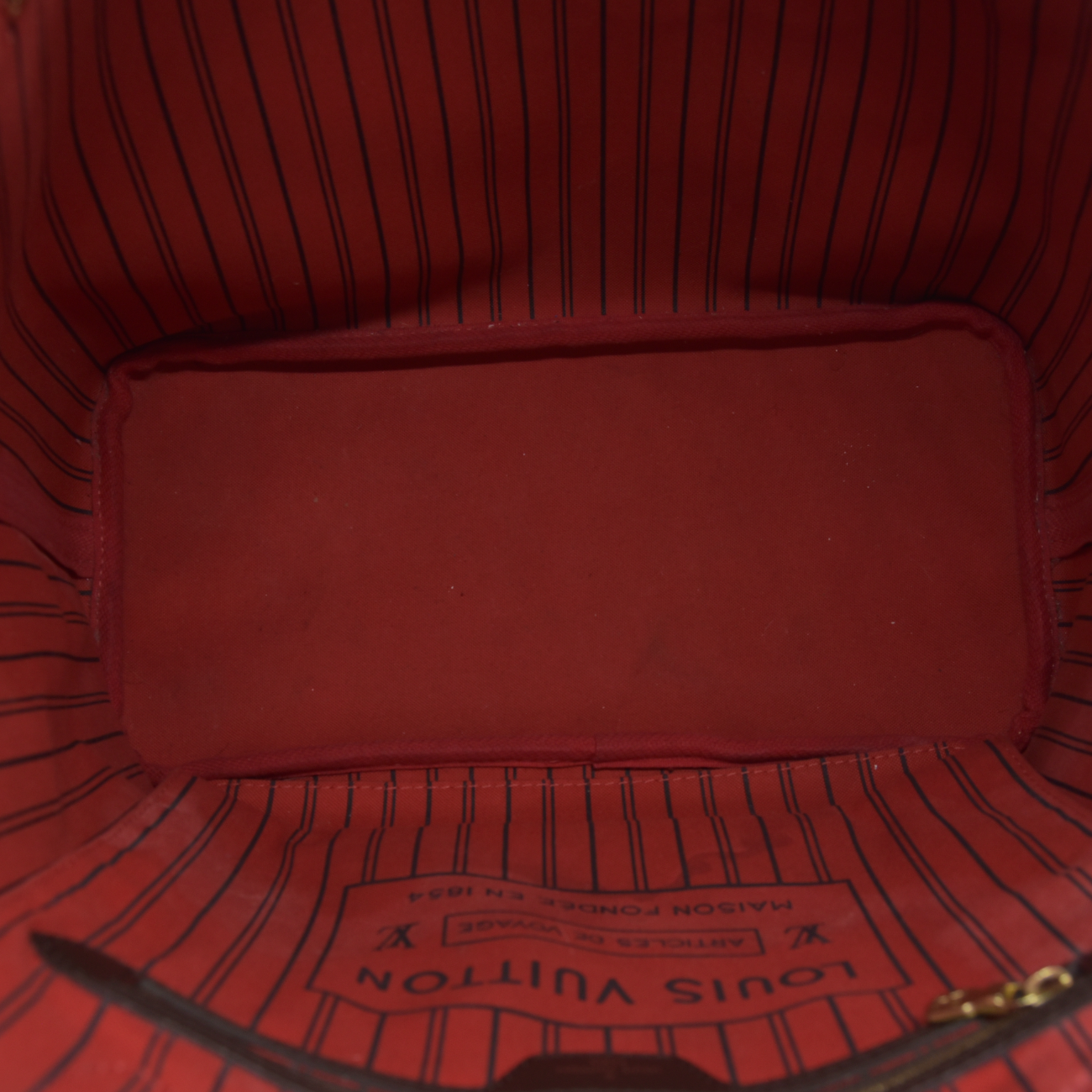 $2240 2020 Louis Vuitton Damier Ebene Neverfull MM SD4290
