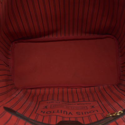 $2240 2020 Louis Vuitton Damier Ebene Neverfull MM SD4290