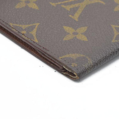 Louis Vuitton Monogram Porte Valeurs Cartes Credit Long Wallet Brown SD1915