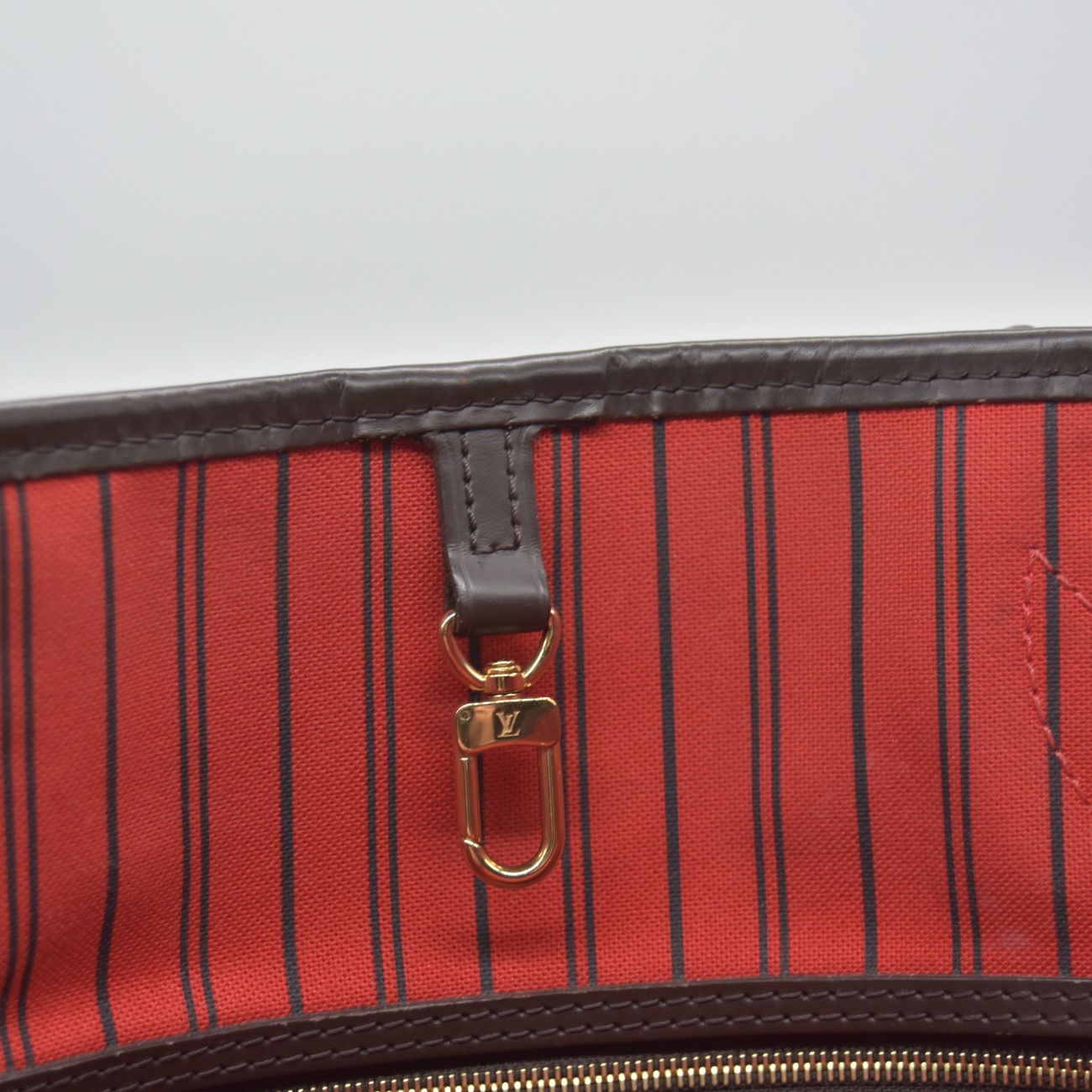 $2240 2020 Louis Vuitton Damier Ebene Neverfull MM SD4290