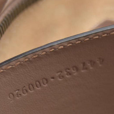 $1950 Gucci  Calfskin Matelasse Small GG Marmont Chain Shoulder Bag Beige