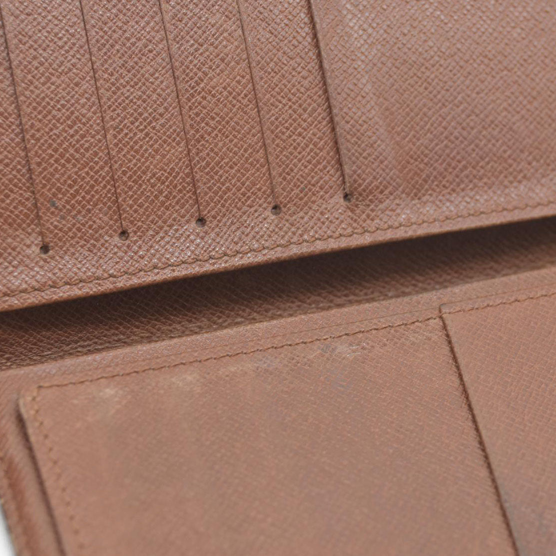 Louis Vuitton Monogram Porte Valeurs Cartes Credit Long Wallet Brown SD1915