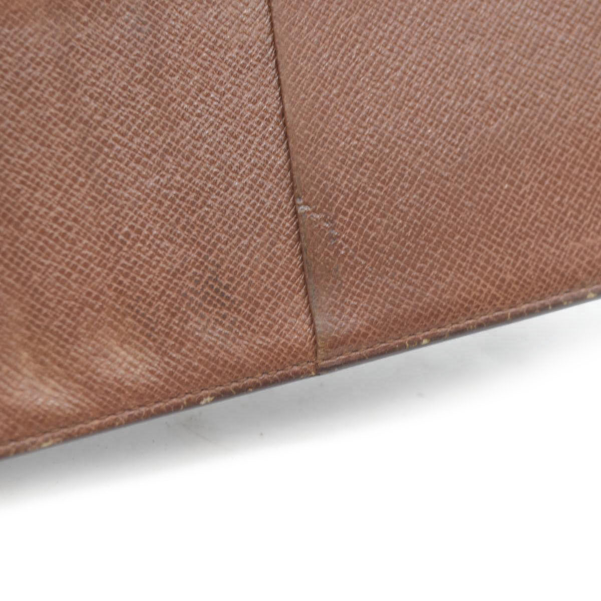 Louis Vuitton Monogram Porte Valeurs Cartes Credit Long Wallet Brown SD1915