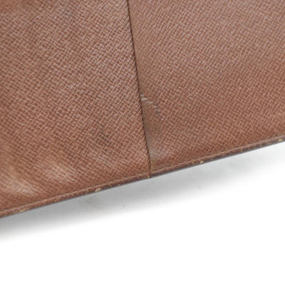 Louis Vuitton Monogram Porte Valeurs Cartes Credit Long Wallet Brown SD1915