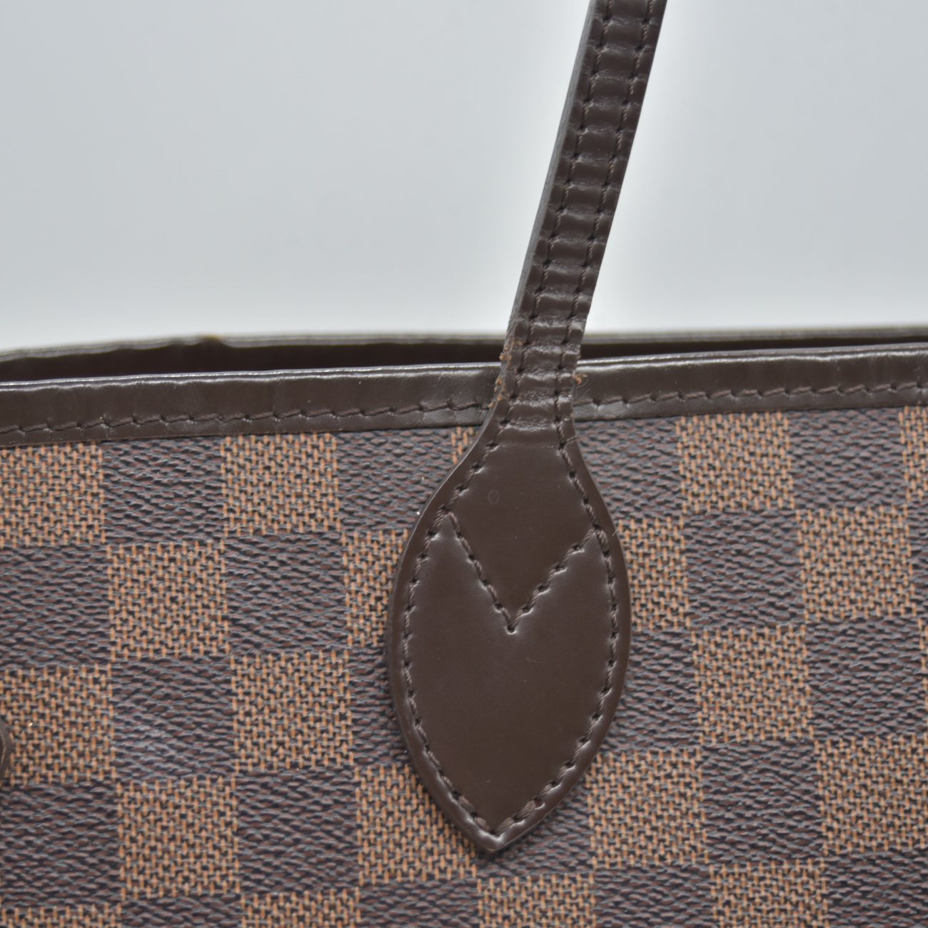 $2240 2012 Louis Vuitton Damier Ebene Neverfull MM GI4142