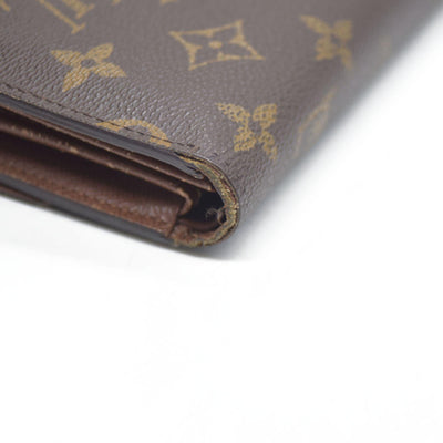 $610 LOUIS VUITTON Monogram Alexandra Trifold Wallet CA0112