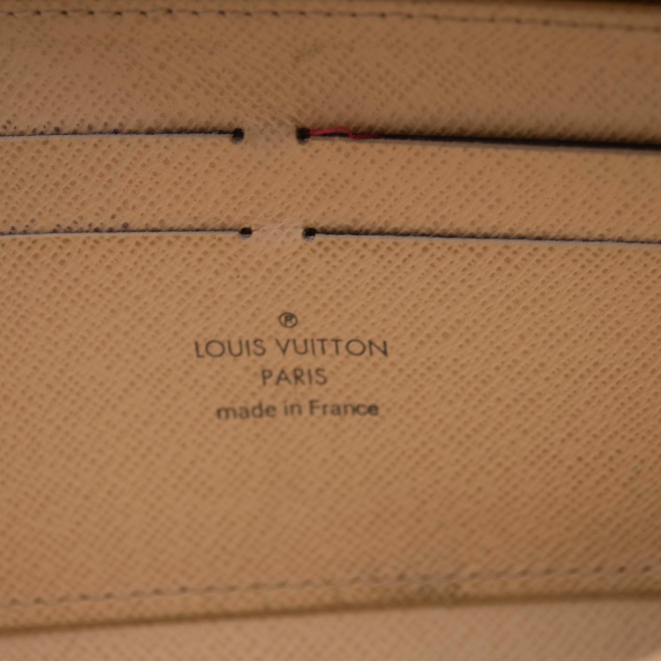 $960 2007 Louis Vuitton Damier Azur Zippy Zip Around Long Wallet White VI5007