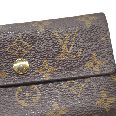$610 LOUIS VUITTON Monogram Alexandra Trifold Wallet CA0112