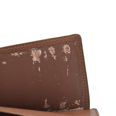 Louis Vuitton Monogram Porte Valeurs Cartes Credit Long Wallet Brown SD1915