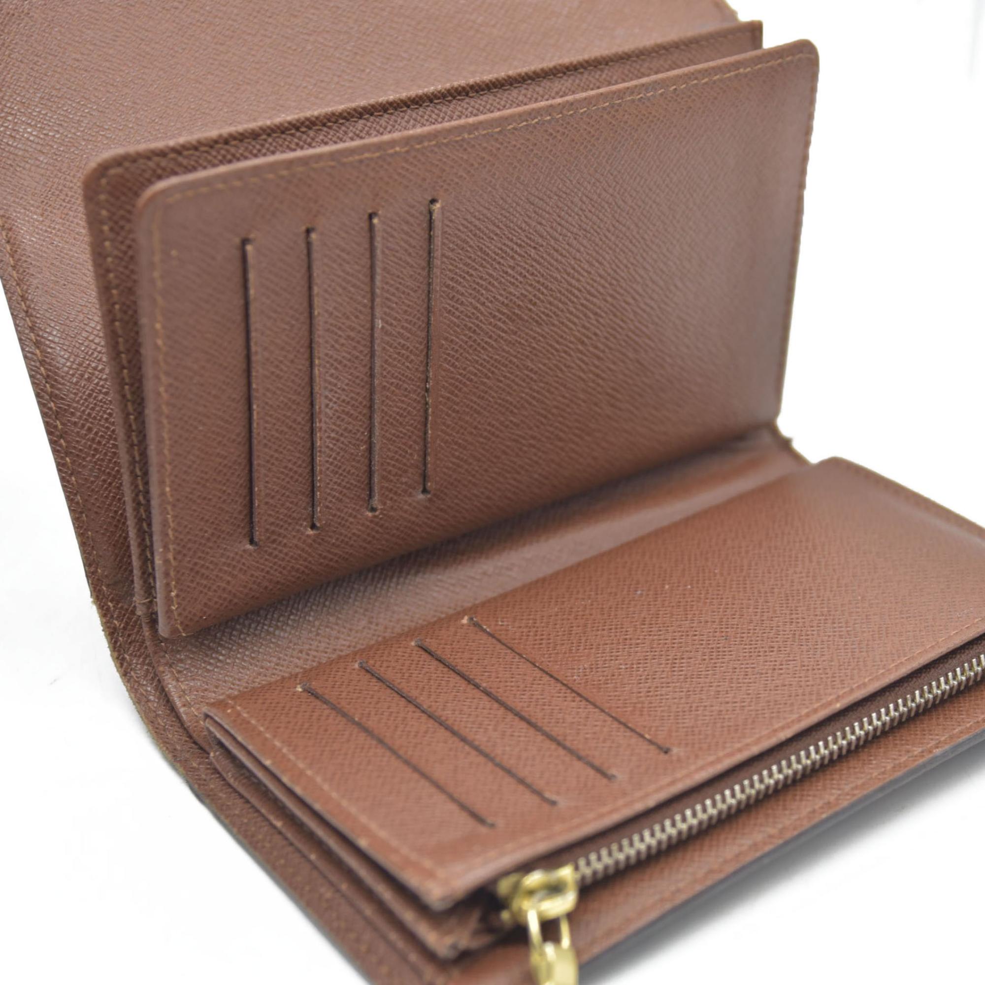 $610 LOUIS VUITTON Monogram Alexandra Trifold Wallet CA0112