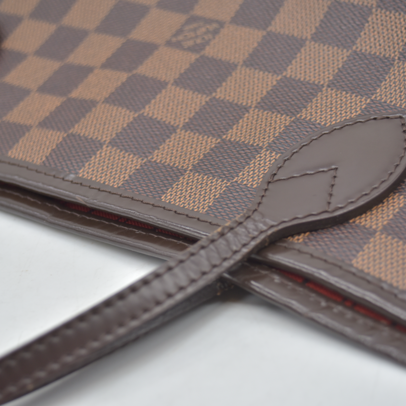 $2240 2012 Louis Vuitton Damier Ebene Neverfull MM GI4142
