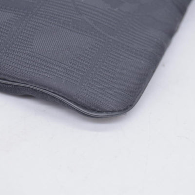 $450 Chanel Long Makeup Pouch Black CONSIGNMENT 10021208