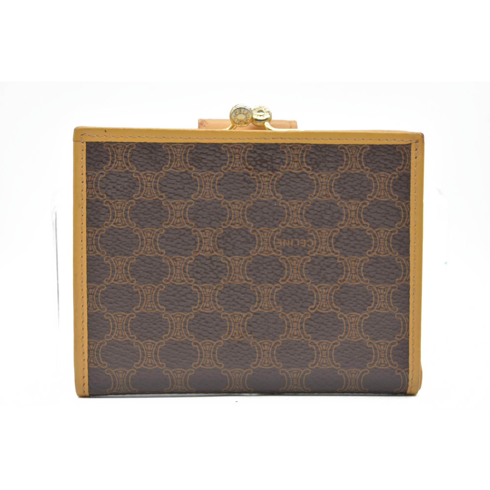 Celine Vintage Macadam Compact Wallet