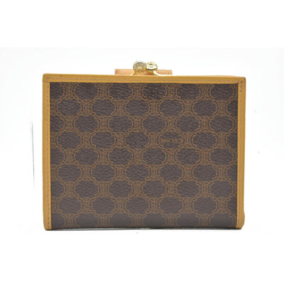 Celine Vintage Macadam Compact Wallet
