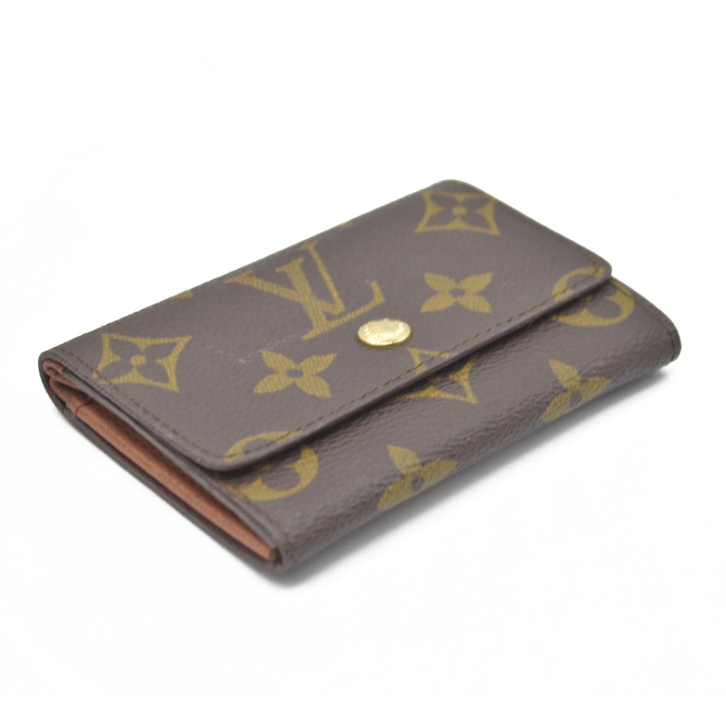 $545 Louis Vuitton  Monogram Porte-Monnaie Coin Purse RA0920