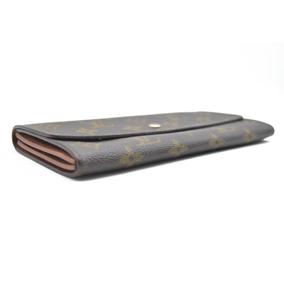 $725 Louis Vuitton Monogram Sarah Wallet 882AN CONSIGNMENT