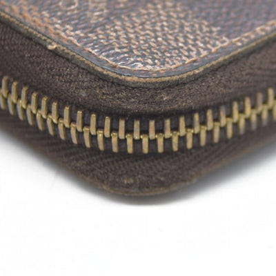 $915 Louis Vuitton Damier Ebene Zippy Wallet CA5009
